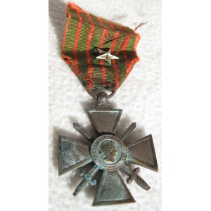 French WW1 medal "croix de guerre"