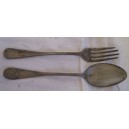 French WWI - Fork and spoon set