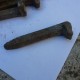 German militaria WWI - Heavy nails for corugated Dugout