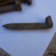 German militaria WWI - Heavy nails for corugated Dugout