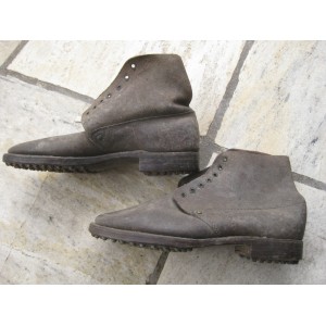 French Militaria WWI - M17 shoes. Brodequin 1917